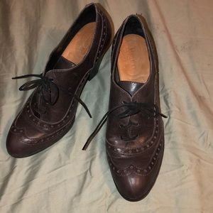 BORN heels lace up size 8